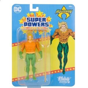 New McFarlane Toys DC Aquaman 4”’Figure *damaged box